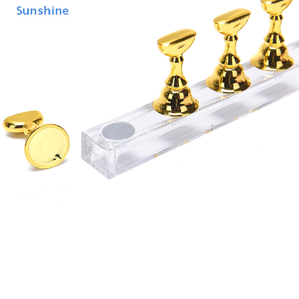 1 Bộ Giá Đỡ Trưng Bày Móng Tay Bằng Acrylic Pha Lê