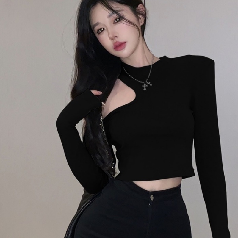 Áo Thun Nữ Tay Dài Hở Vai Thời Trang Quyến Rũ