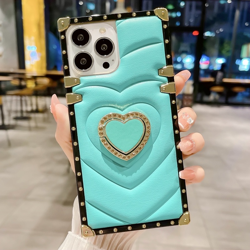 Ốp Điện Thoại Cặp Dáng Vuông Màu Kẹo 3D Cho iPhone 14promax 14pro 14 plus iPhone 13 13promax 12 / 12pro iPhone 11promax Xsmax XR