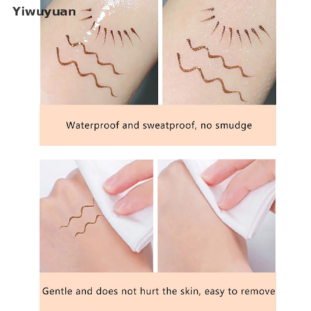 1 Bút Kẻ Mắt Dạng Lỏng Yiwuyuan Chống Nước Bền Màu Dài Lâu