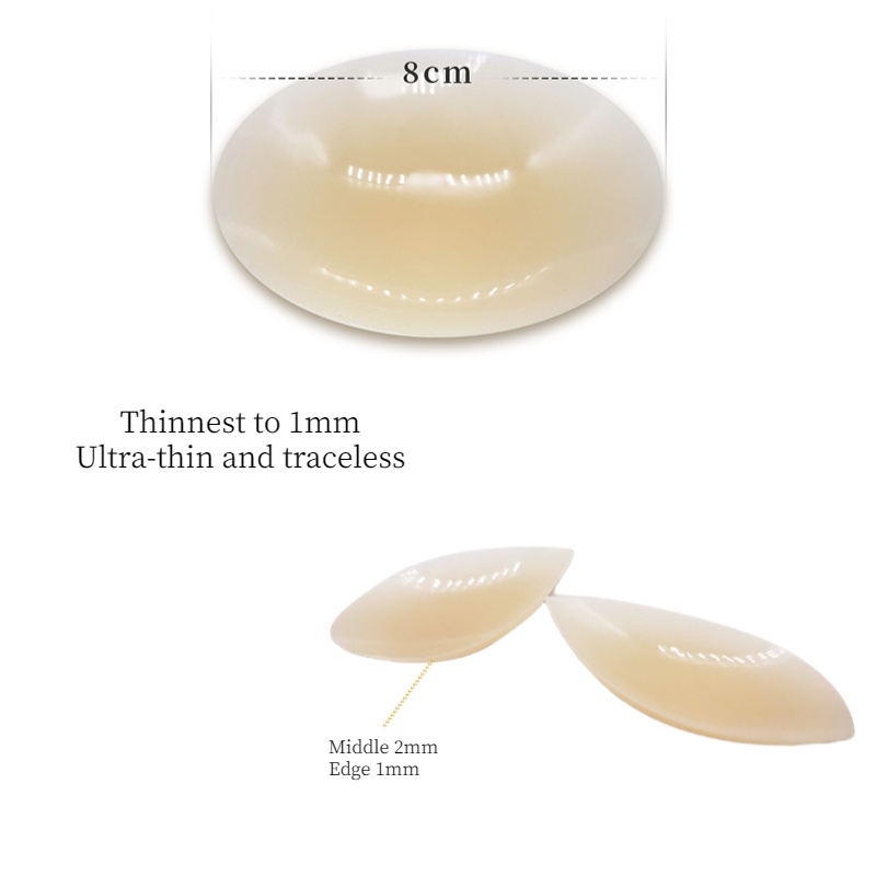 Miếng Dán Ngực Không Đường May Tự Dính Chống Lộ Tiện Dụng