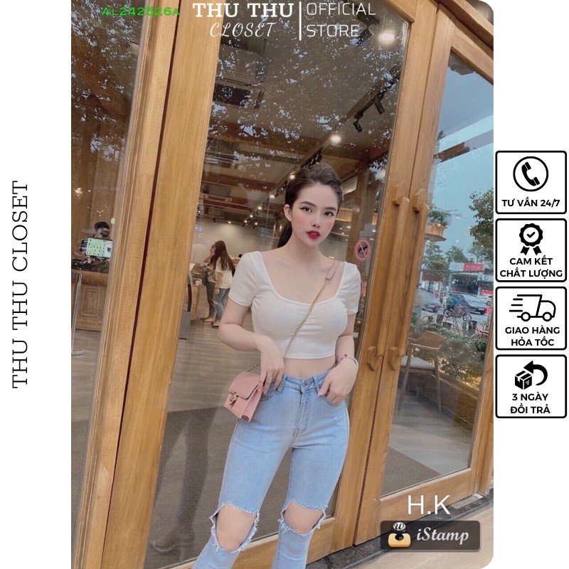 🍸 Áo thun cộc tăm lạnh hở lưng siêu đẹp