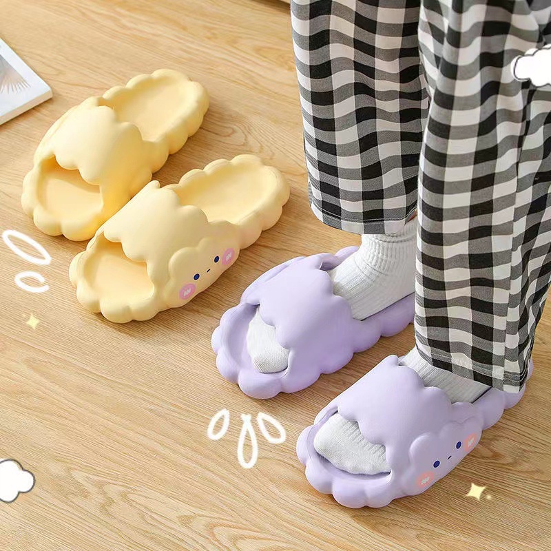 Dép Bánh Mì Đế Dày Chống Trượt Dễ Thương Dành Cho Bạn Nữ