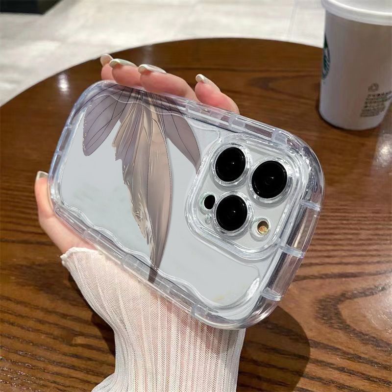 ✅Ốp Điện Thoại Mềm Trong Suốt Chống Sốc Họa Tiết Bướm Cho Iphone Xs xsxr 8p12 / / 13 promax / 7 14 11