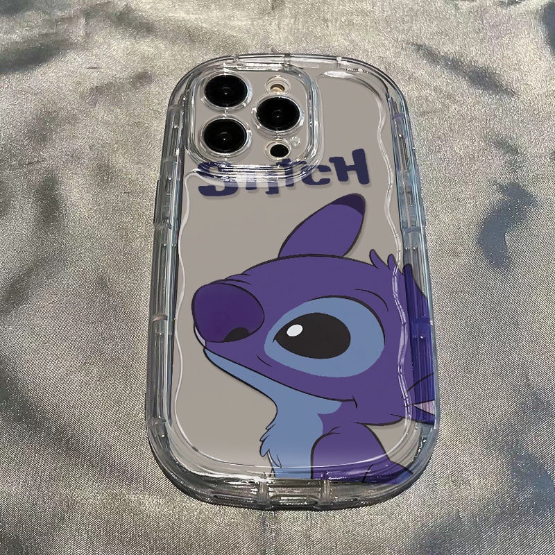✅Ốp Điện Thoại Mềm Trong Suốt Chống Sốc In Hình Stitch Cho Iphone xs / Stitch 12137 8ppromax / 14 11 Xr C24E
