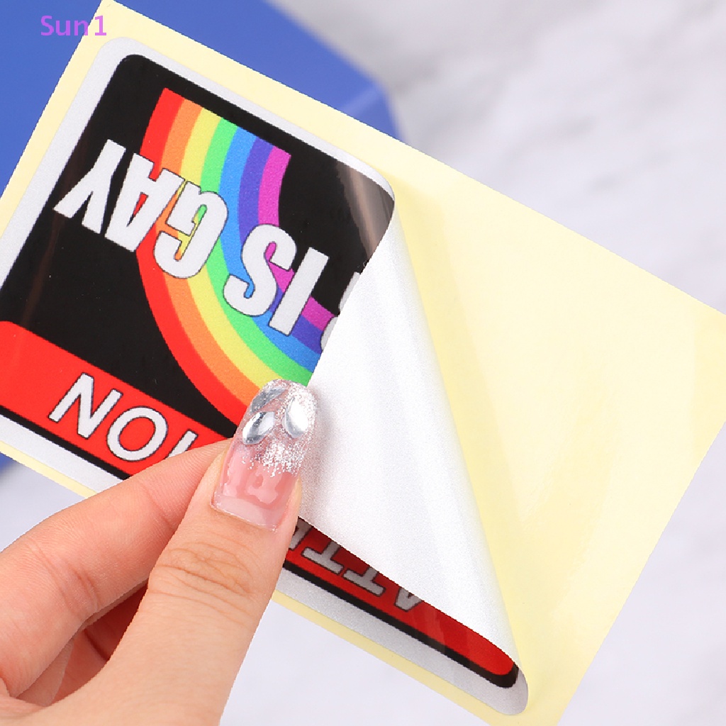 1 Miếng Dán Phản Quang In Chữ I LOVE Gay Pborn Trang Trí Xe Hơi Sun1 > 1 Cái