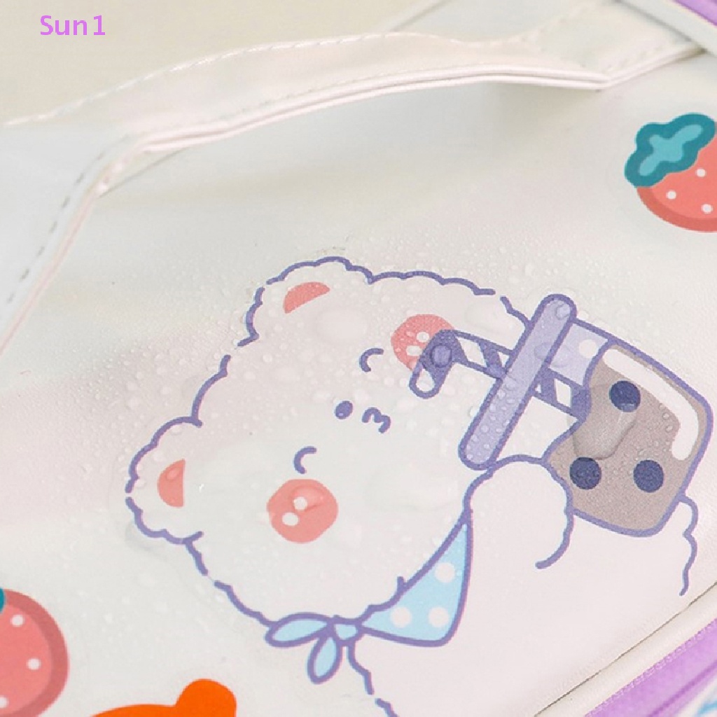 Sun1 &gt; Túi Đựng Bút Chì Sức Chứa Lớn 2 Lớp Tự Làm DIY Đáng Yêu Làm Quà Tặng Cho Nữ Sinh