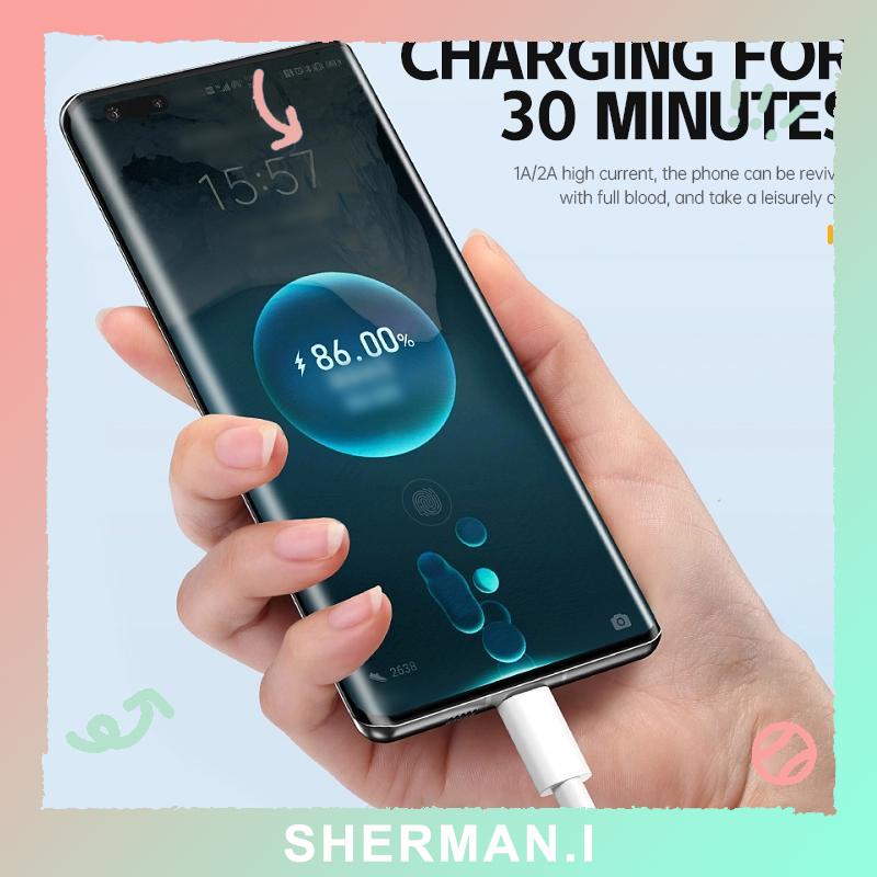 2A Dây Cáp Sạc Nhanh USB Type-C 30cm Cho điện thoại OPPO/VIVO/Huawei/XiaoMi-SN