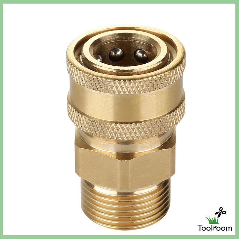 Đầu Nối Chuyển Đổi Áp Suất M22 Sang 1 / 4 '' Chuyên Dụng Cho Vòi Rửa Xe