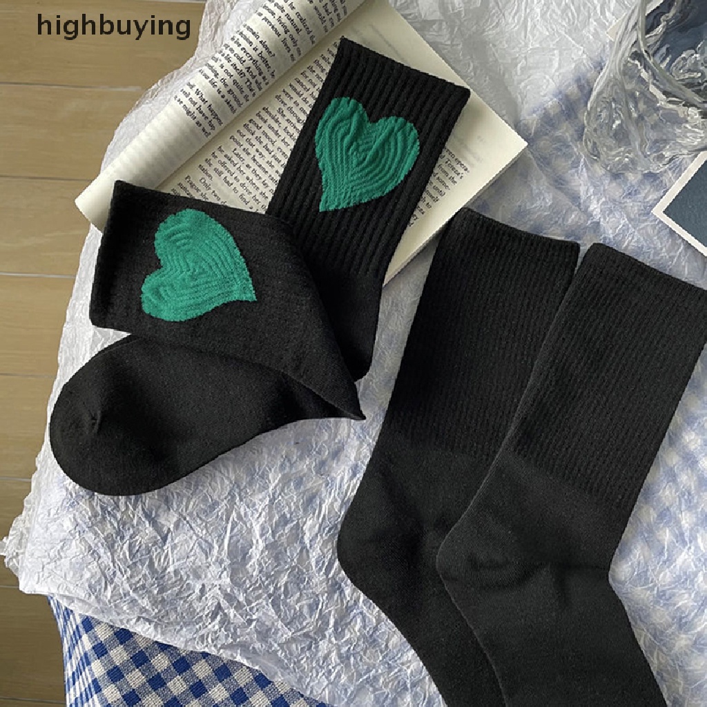 Vớ Dài Trung Bình Thoáng Khí Phong Cách Harajuku Nhật Bản Dễ Thương Cho Nữ