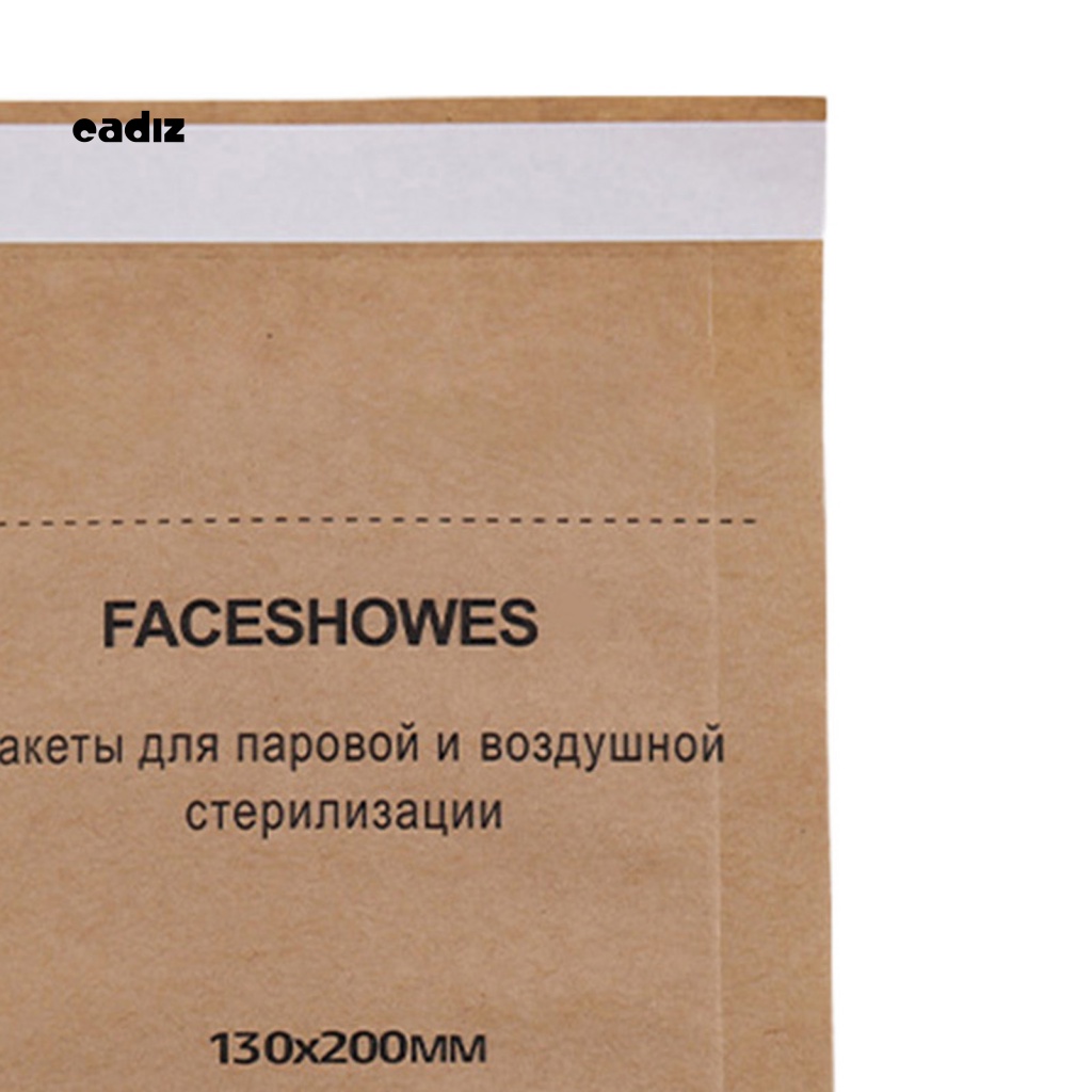 Set 100 Túi Giấy Khử Trùng Một Lần Tiện Dụng