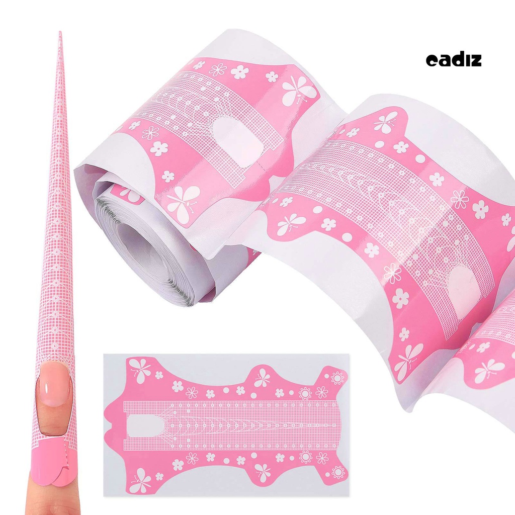 Bộ 50 / 100 Giá Đỡ Giấy In Hoa Chuyên Dụng Cho Nối Móng Tay DIY