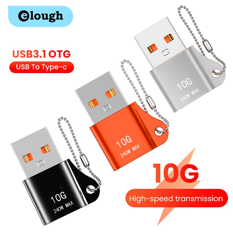 Đầu Chuyển Đổi 10A USB 3.0 Type C OTG USB C Đực Sang USB Cái