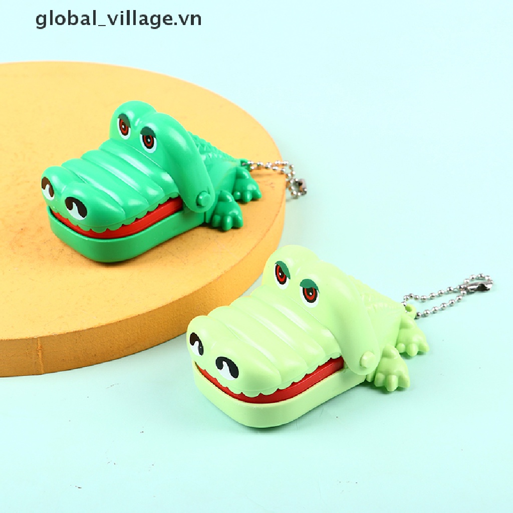 Đồ Chơi Kẹp Ngón Tay Miệng Cá Sấu Cắn Kèm Móc Khóa Sáng Tạo