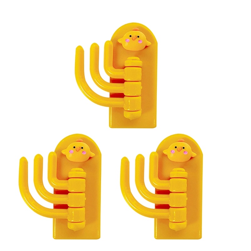 Set 3 Móc Treo Đồ Dán Tường Không Cần Đục Lỗ Đa Ứng Dụng