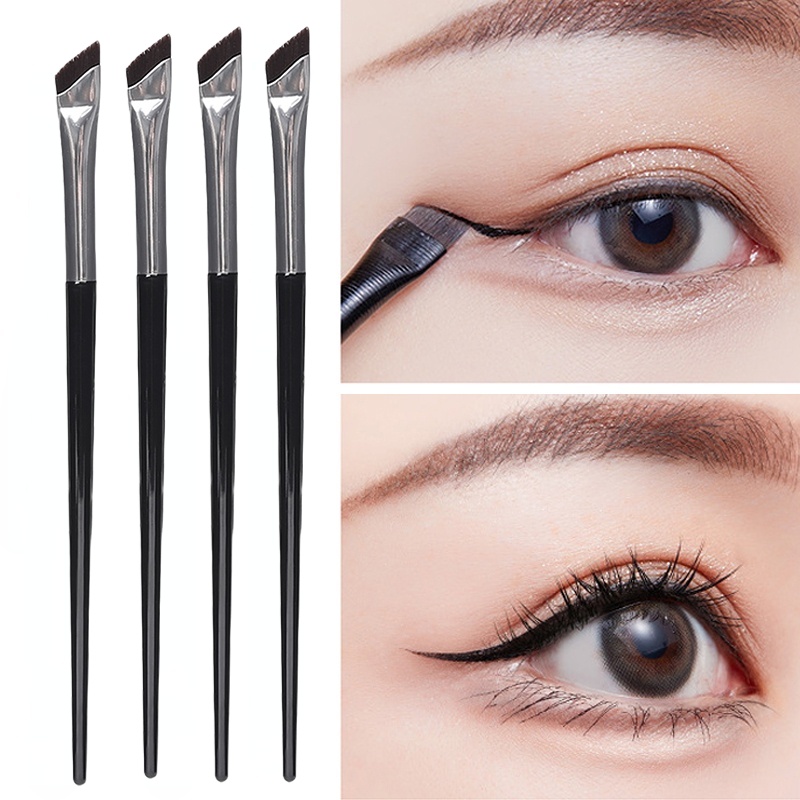 1 Cọ Trang Điểm Mắt / Lông Mày Lưỡi Xiên Góc Nghiêng Siêu Mỏng