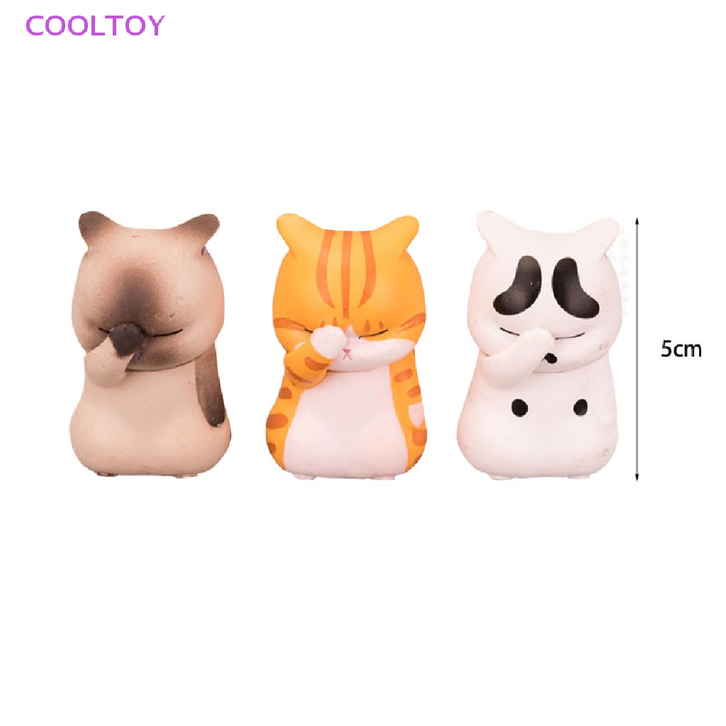 Cooltoy Mô Hình Mèo Dễ Thương Trang Trí Phòng