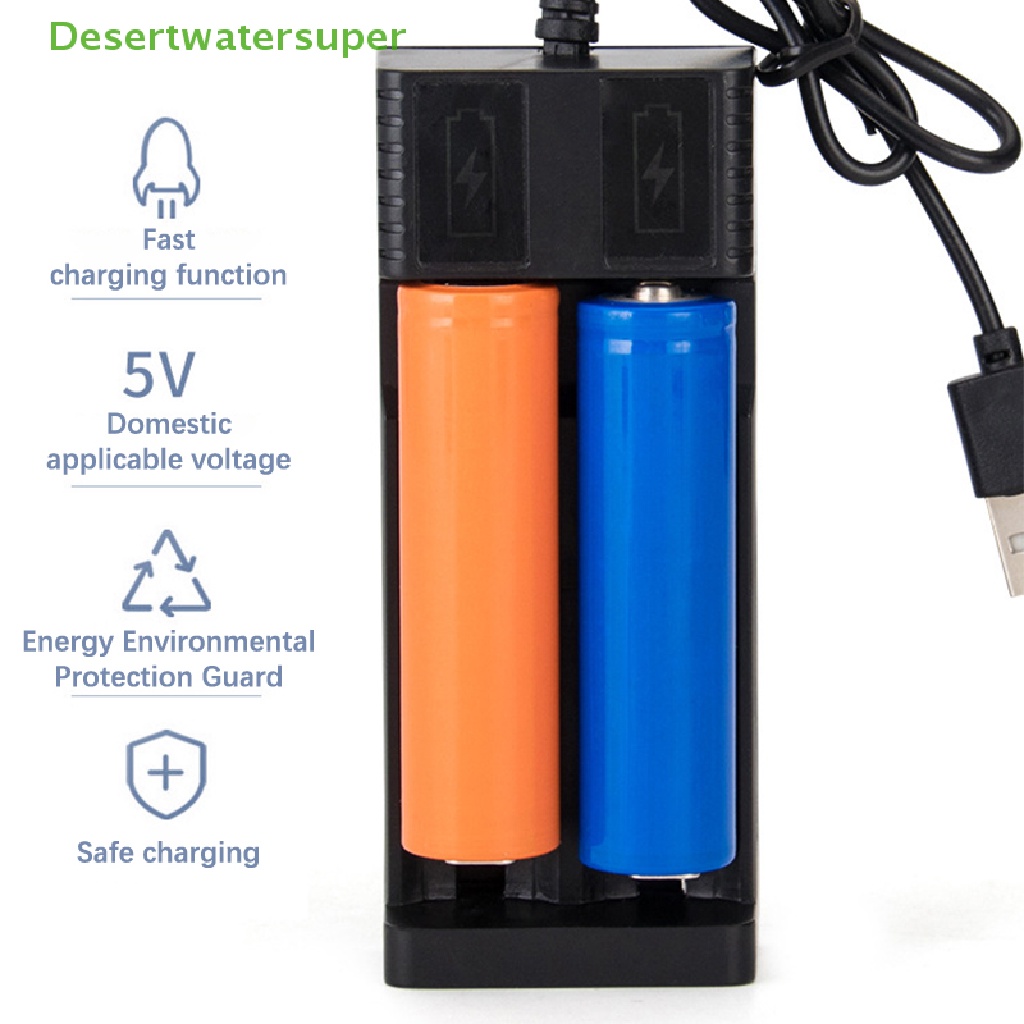 Bộ Sạc Pin Li-Ion Thông Minh 18650 1 / 2 Ngăn