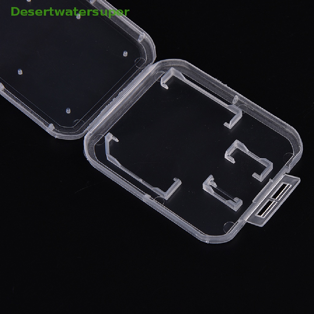 Set 10 Hộp Nhựa Trong Suốt Đựng Thẻ Nhớ SD SDHC SDXC