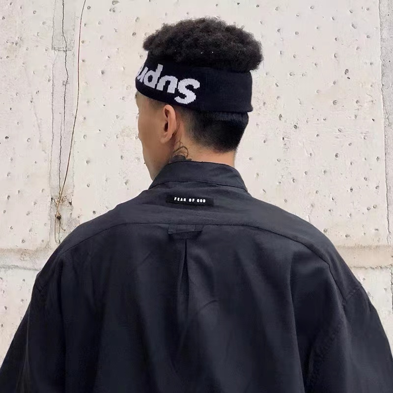 FOG FEAR OF GOD Season 6 Main Line High Street Henry Neck Short Sleeve Shirt Summer Loose Top