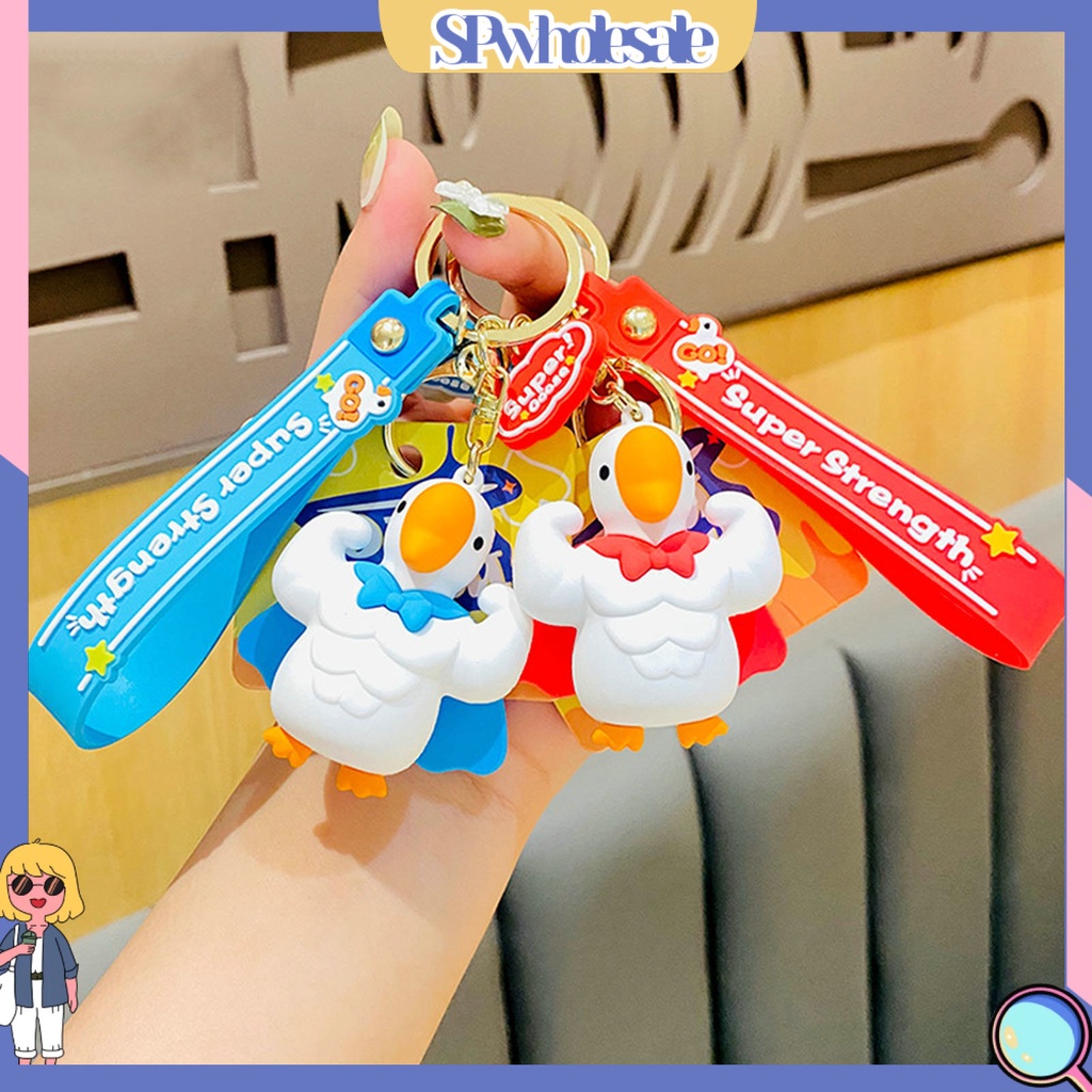 <SPwholesale> Móc Khóa Hình Con Ngỗng 3D Dễ Thương