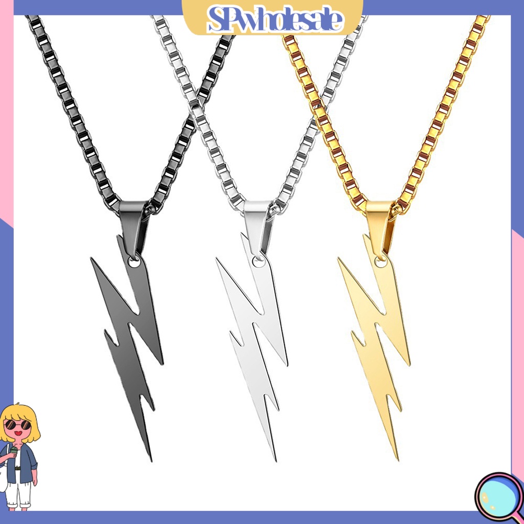 <SPwholesale> Vòng cổ Mặt Hình Học Màu Sắc Phát Quang Phong Cách Hip Hop Cho Nam Và Nữ