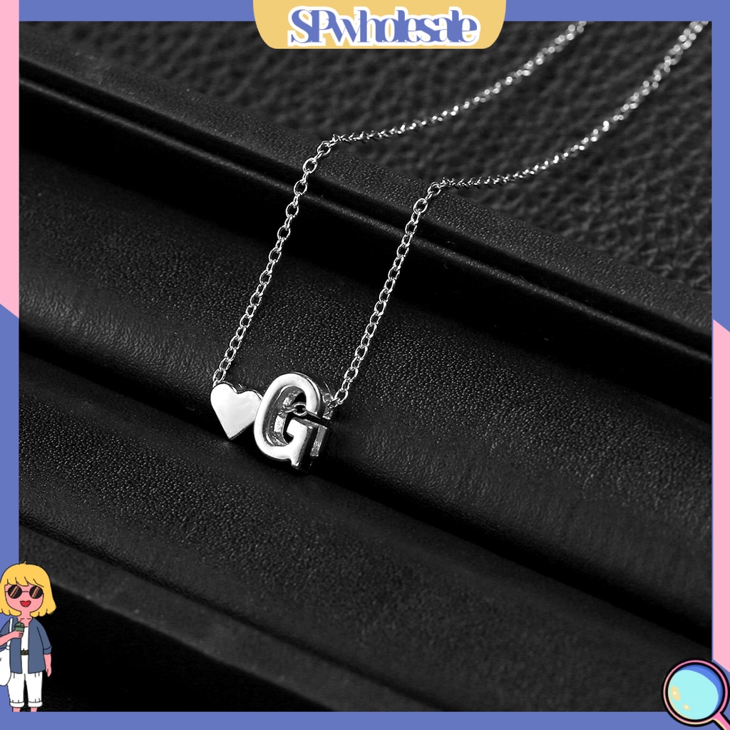 <SPwholesale> Vòng cổ Mặt Chữ Bằng Hợp Kim Không Gỉ Cho Cặp Đôi