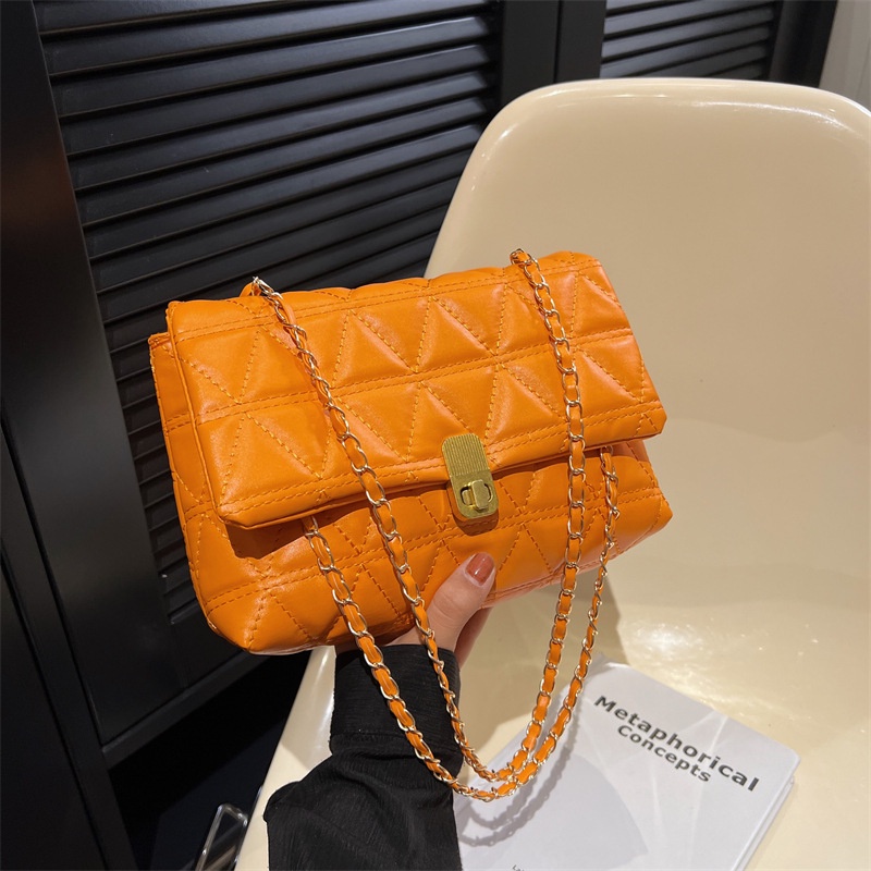 Túi Đeo Chéo Mini Thêu Họa Tiết Kim Cương Phong Cách Hàn Quốc Cổ Điển Thời Trang 2023 Cho Nữ