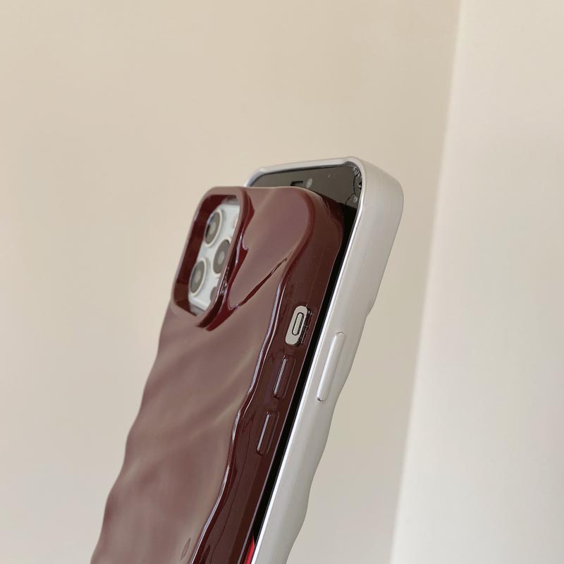 Ốp Điện Thoại TPU Chống Bụi Chống Sốc Họa Tiết Gợn Sóng Nước Cho IPhone 14 13 6 7 8 Plus 11 12 Pro Max X XS