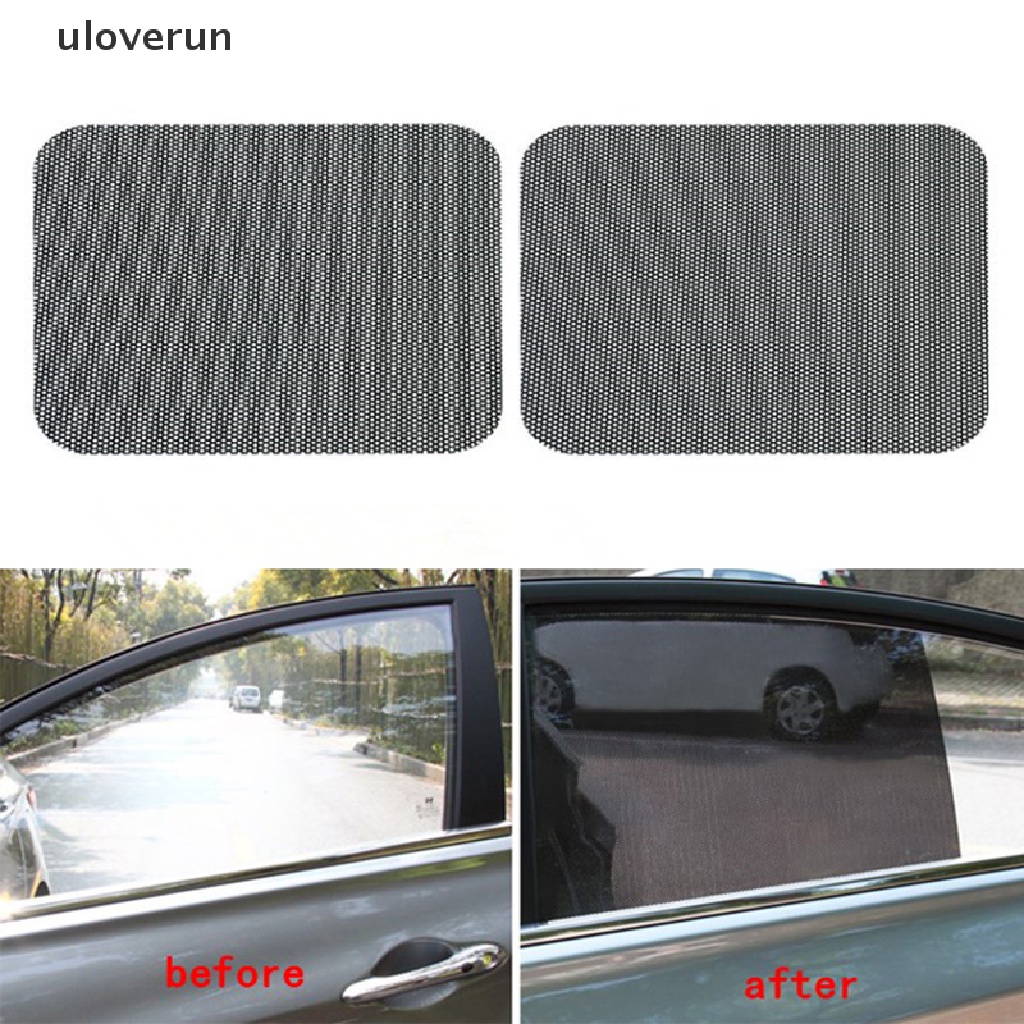 Bộ 2 Miếng Dán Chống Nắng Cửa Sổ Xe Hơi Kích Thước 42x38cm Chất Lượng Cao