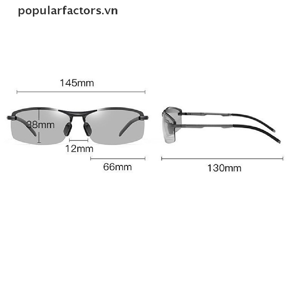 Kính Mát Phân Cực Chống Tia UV 400 Dùng Lái Xe Ban Đêm Cho Nam