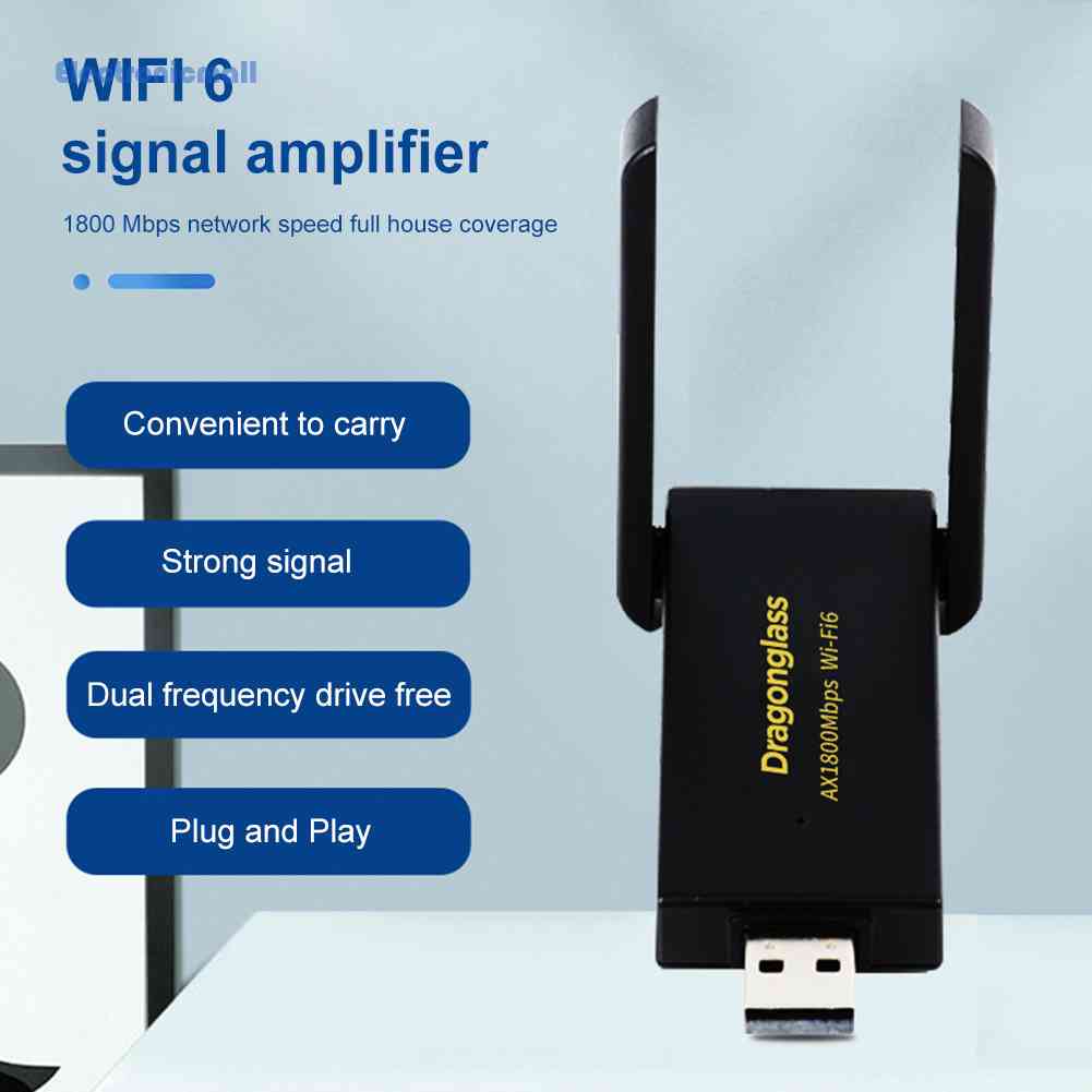 Usb 3.0 1800Mbps Thu Sóng Wifi Không Dây Cho Máy Tính Để Bàn / Văn Phòng / Nhà