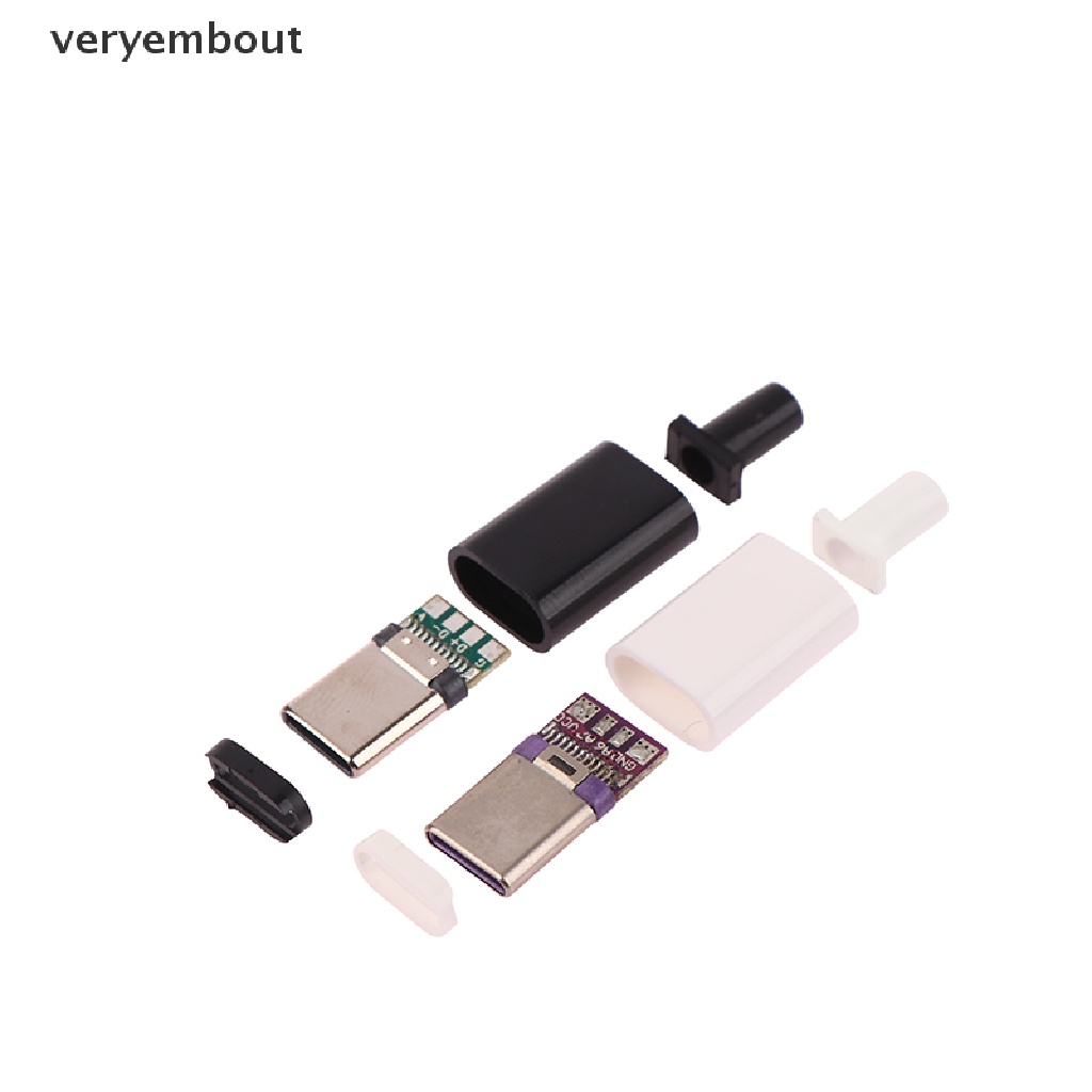 Set 2 Phích Cắm Đầu Cuối Usb 3.1 3A / 5A Chất Lượng Cao Tiện Dụng