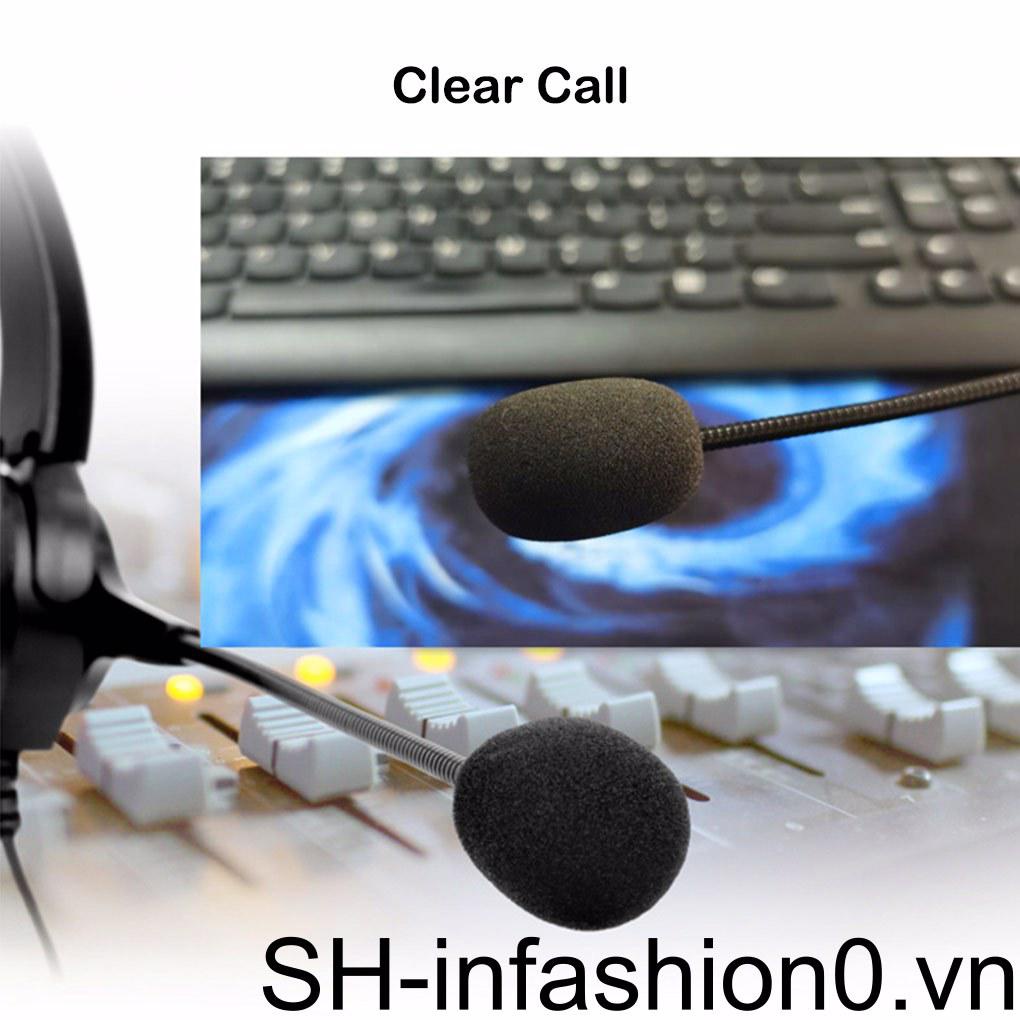 Tai Nghe Kèm Mic RJ9 4-pin Có Thể Điều Chỉnh Dành Cho Điện Thoại Di Động / IP