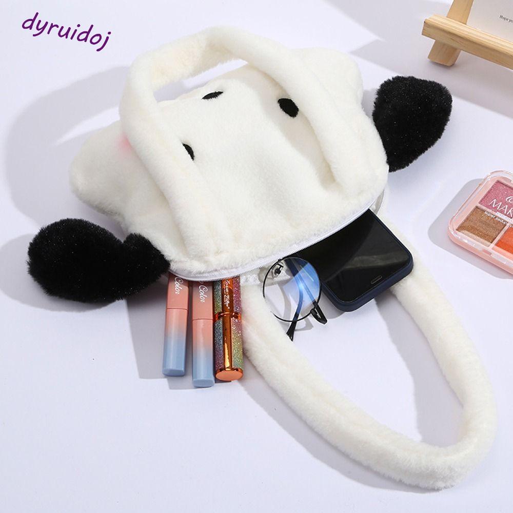 Túi Đựng Son Môi / Đồ Trang Điểm DYRUIDOJ1 Pochacco Cỡ Lớn Phối Lông Xù Kiểu Nhật Bản Dễ Thương