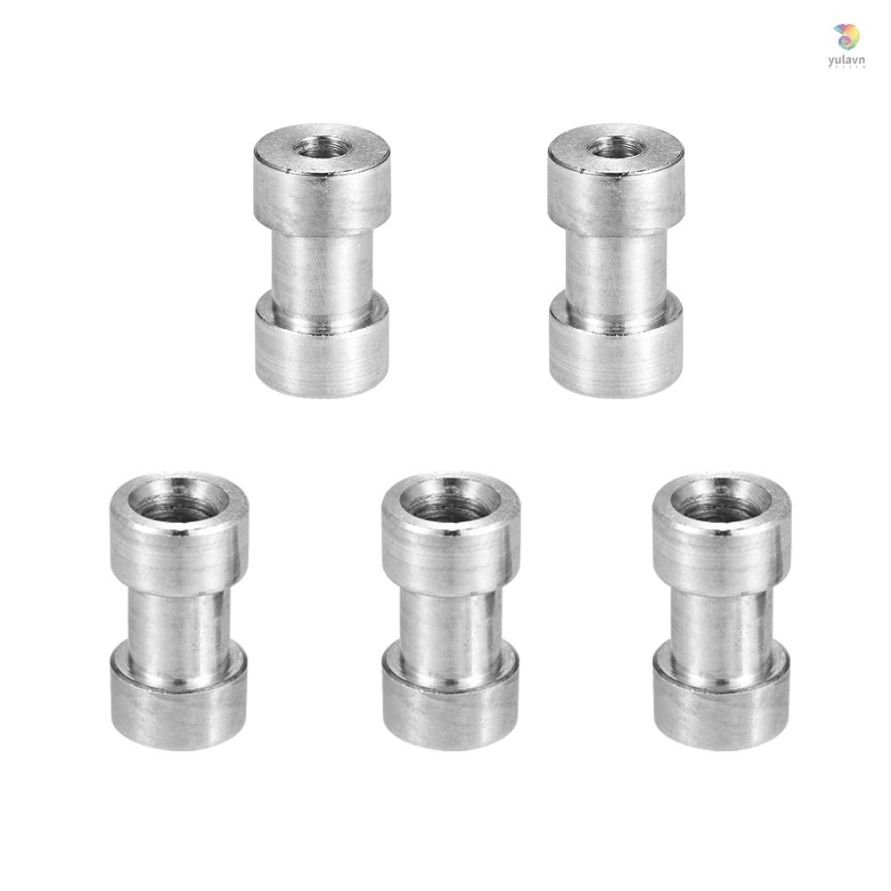Set 5 Ốc Vít Nối 1 / 4 &quot;- 20 Và 3 / 8&quot; - 16 Female Cho Giá Đỡ Đèn Flash Máy Ảnh