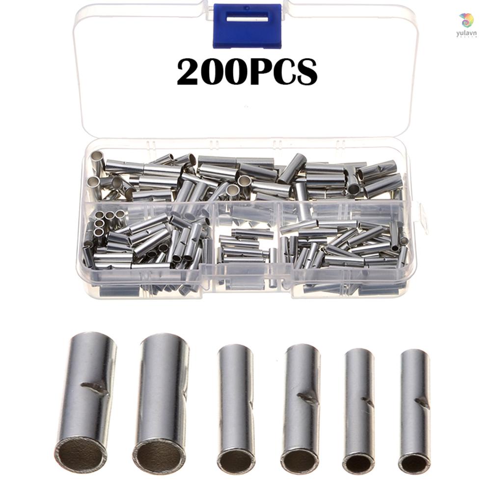 Hộp 200 Đầu Nối Dây Điện Cách Nhiệt Không Cần Khoan Kèm Hộp Đựng Ốp