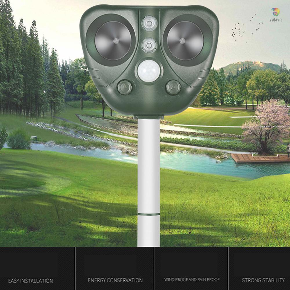 Thiết Bị Xua Đuổi Côn Trùng Bằng Năng Lượng Mặt Trời Chống Nước Cho Sân Vườn / Nông Trại