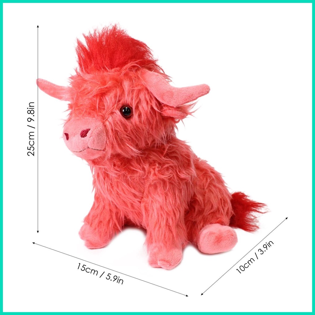 Đồ chơi nhồi bông Hình Bò Sữa Dễ Thương 25cm