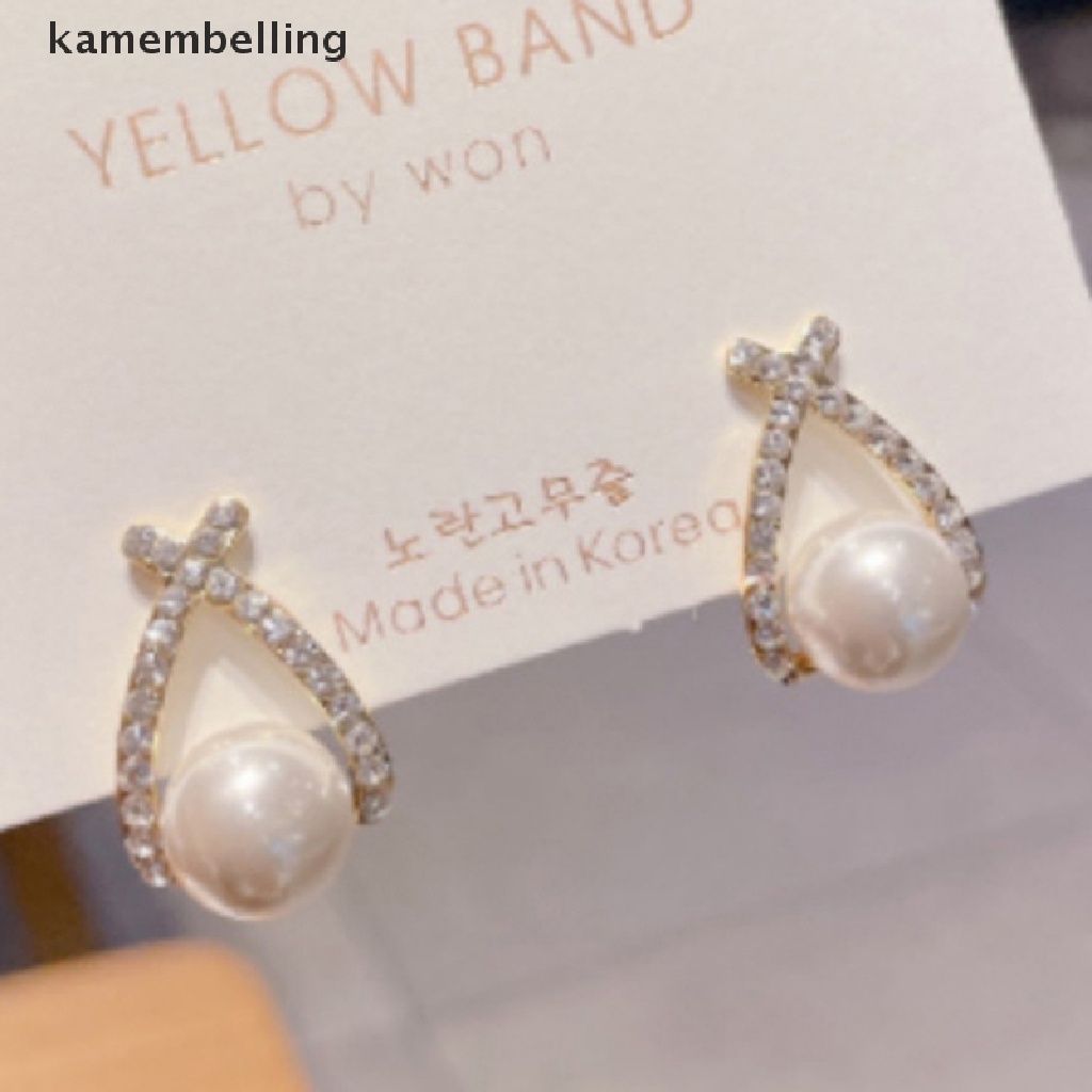 1 Đôi Bông Tai Ngọc Trai Giả Thời Trang Thanh Lịch