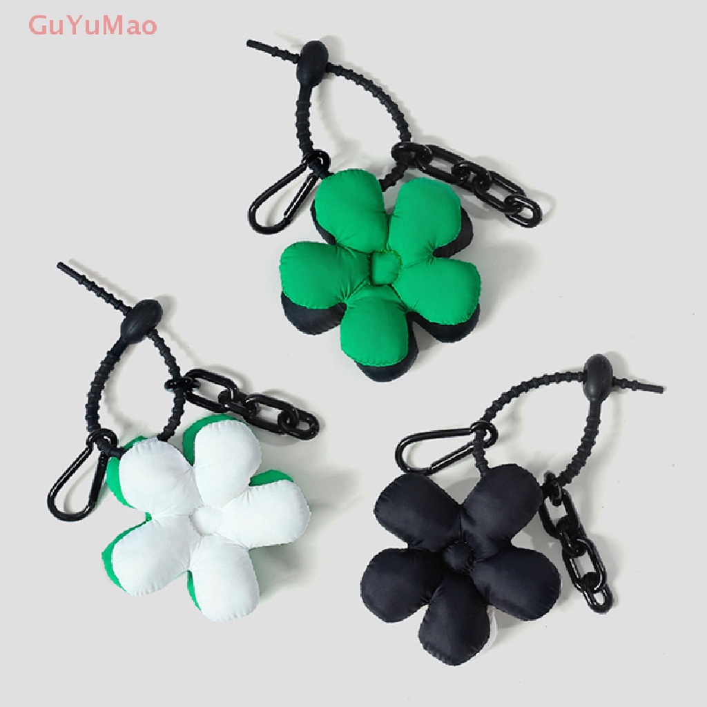 [cxGUYU] Móc Khóa Vải Tinh Tế Mặt Hoa Nhỏ Dễ Thương Có Dây Buộc PRTA