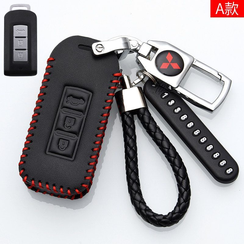 Bao Da Đựng Chìa Khóa Xe Hơi Mitsubishi Mirage G4 Triton Mirage / Attrage Xpander Pajero Sport Montero Sport Strada Outlander PHEV