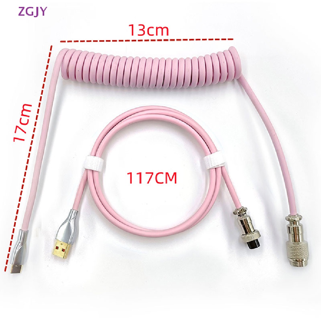 Dây Cáp ZGJY Cổng Usb Type C 104 Nút Cho Bàn Phím Cơ Chơi Game Mới