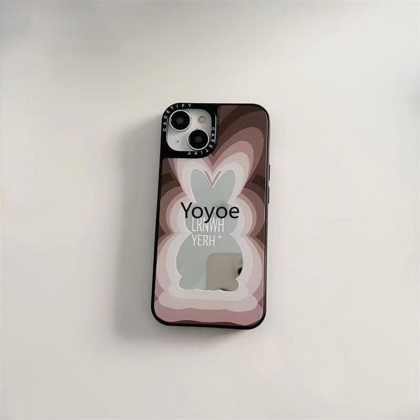 Ốp Điện Thoại Silicon Chống Sốc Họa Tiết Thỏ Phong Cách Hàn Quốc Cho iPhone 14 11 12 13 Pro Max Plus