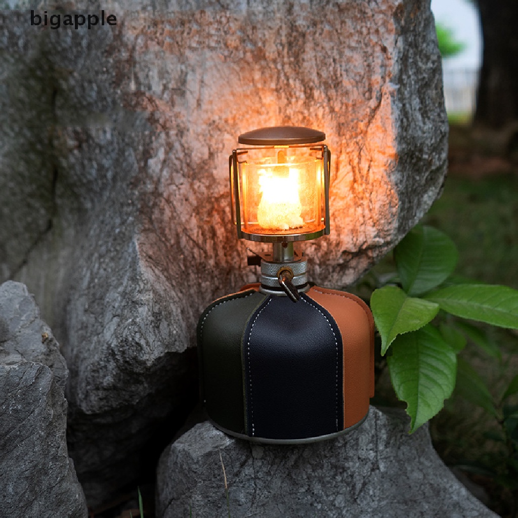 Túi Đựng Bình Gas Bằng Da PU 450 / 230G Tiện Dụng Mang Theo Du Lịch Cắm Trại