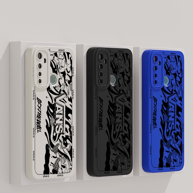 Ốp Điện Thoại TPU Dẻo Họa Tiết Logo vans Cho Realme 5 5i 5s 6s 6 10 8 4G / 5G pro 7i 8i 9i V13 C2 C3 C17 A1K Narzo 50