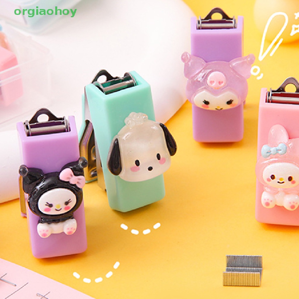 Đồ Dập Ghim Mini Họa Tiết Hoạt Hình Dễ Thương Tiện Dụng Cho Học Sinh / Văn Phòng