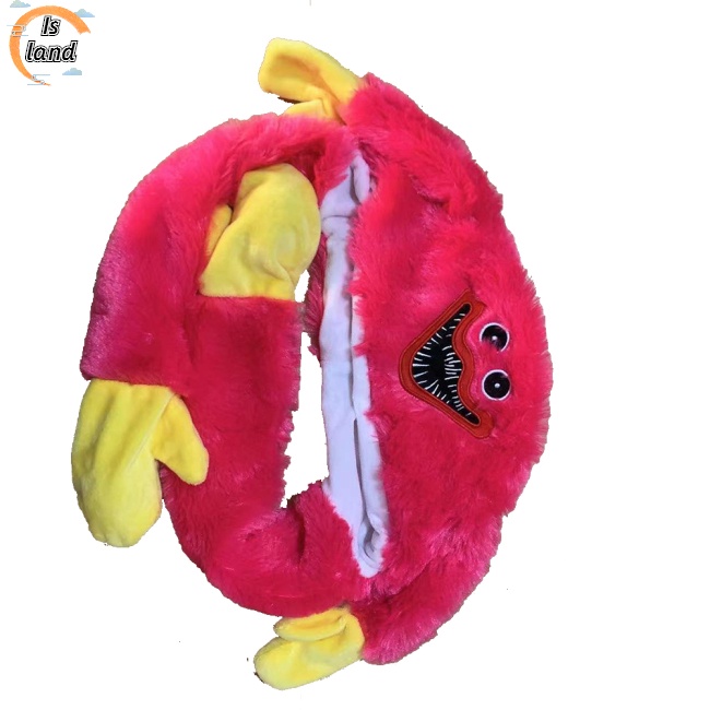 [IS] Mũ Poppy Playtime Đồ Chơi Mềm Chống Mài Mòn Hình Móng Vuốt Có Túi Khí Hình Dáng Thời Gian Poppy Vui Nhộn