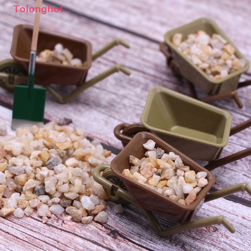 1 Mô Hình Xe Đẩy Nông Trại Mini Tỉ Lệ 1: 12 Trang Trí Nhà Búp Bê