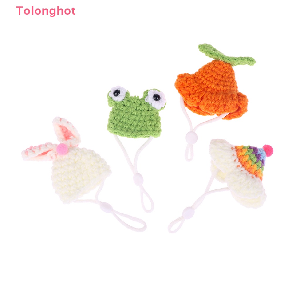 Mũ Beanie Dệt Kim Hoạt Hình Trang Trí Nhà Búp Bê Tỉ Lệ 1: 12